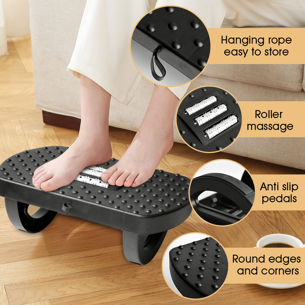 Footrest Under Desk - Przenośny podnóżek do domowego biura Ergonomiczny