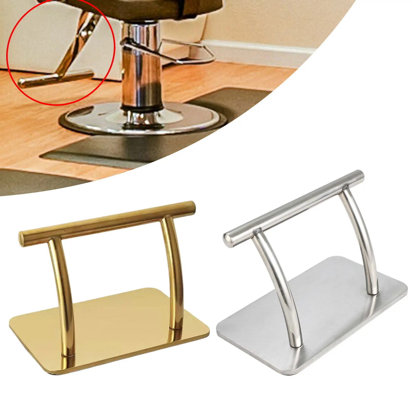Footrest Under Desk - Podnóżek ze stali nierdzewnej pod biurko