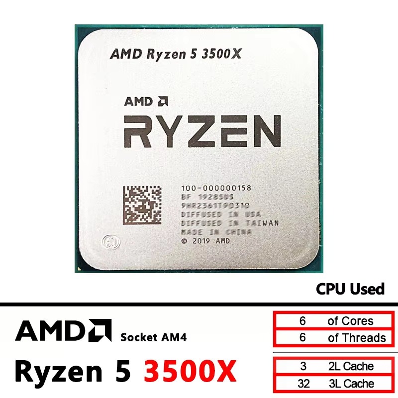 AMD Ryzen 5 3500X 3,6 GHz 6 rd – Esports Gaming Pc Build recenzja i cena