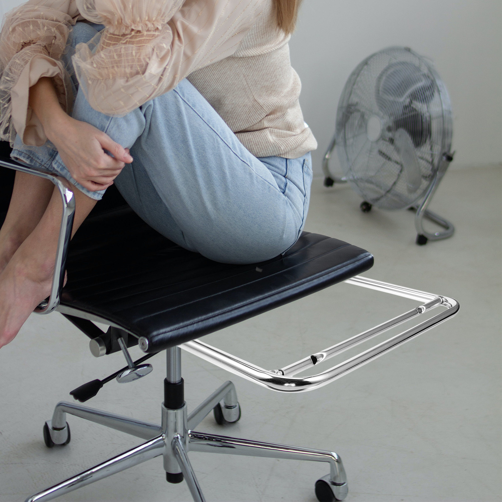 1 szt. Podnóżek ze stali nierd – Footrest Under Desk recenzja i cena