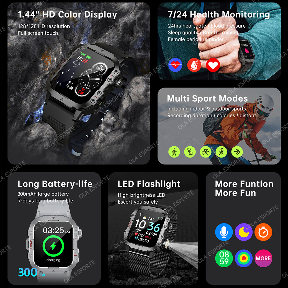 Nowy wojskowy smartwatch męski – Phase Esports & Gaming Festival recenzja i cena
