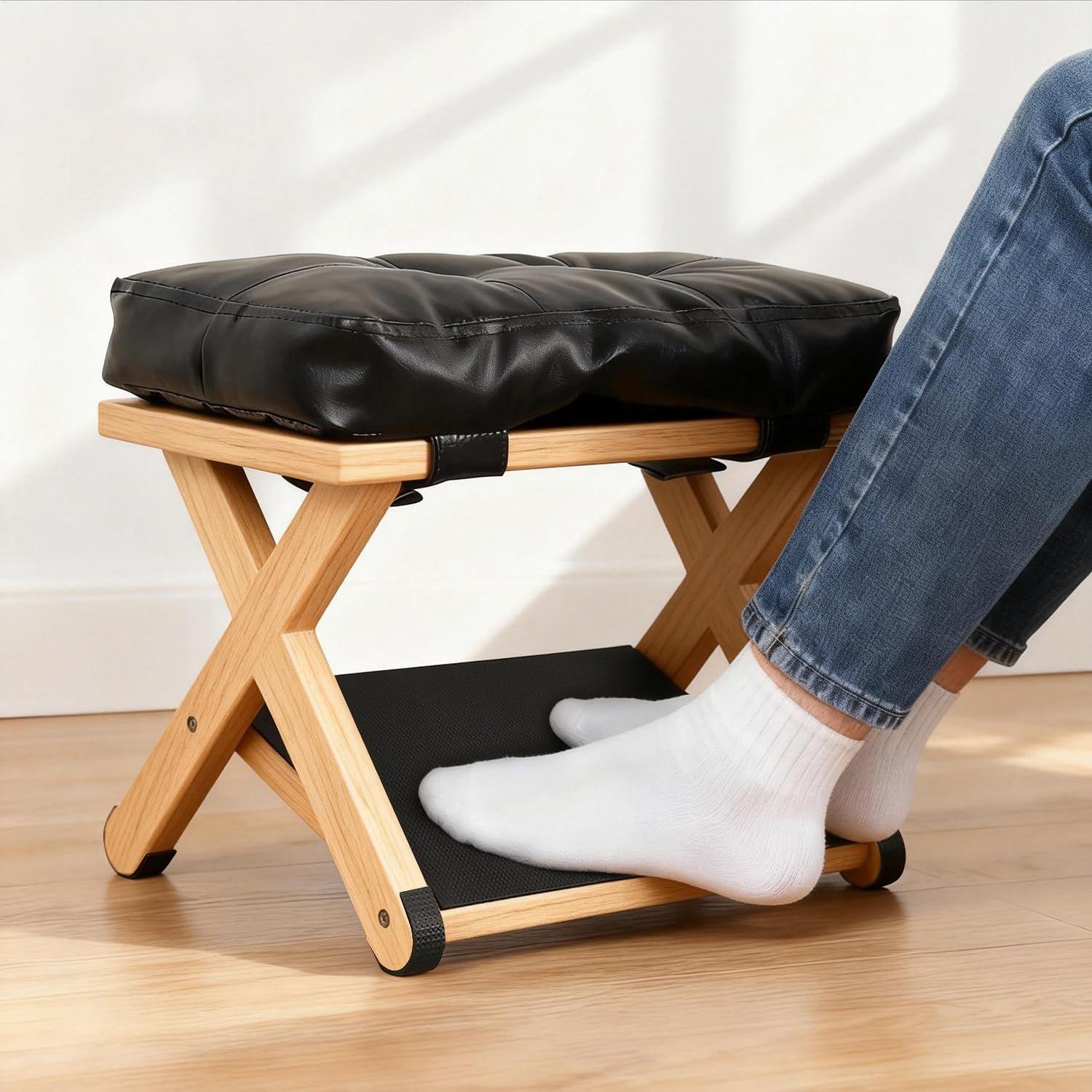 Podnóżek pod biurko drewniany  – Footrest Under Desk recenzja i cena